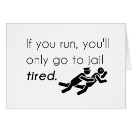 Cops Jokes Hälsningskort