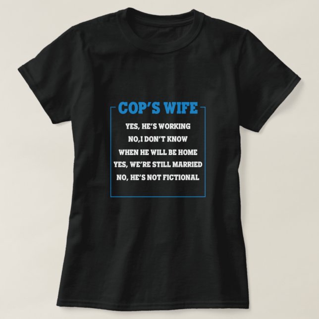Cops Maka Cop Polipolis Gift T Shirt (Design framsida)