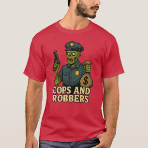 Cops och Robbers Halloween T-Shirt