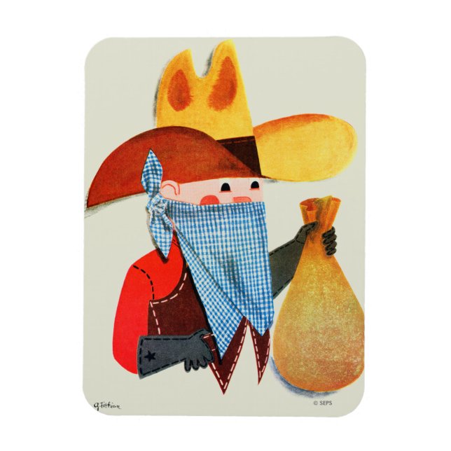 Cops och Robbers Magnet (Vertikal)