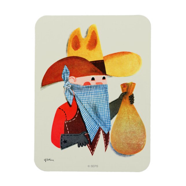 Cops och Robbers Magnet (Vertikal)