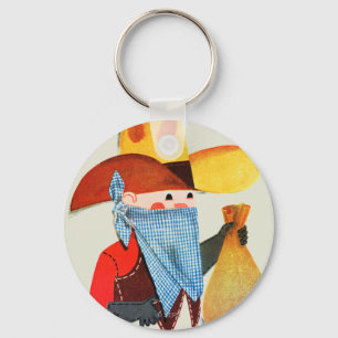 Cops och Robbers Nyckelring