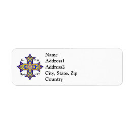Coptic Kor jul Returadress Etikett