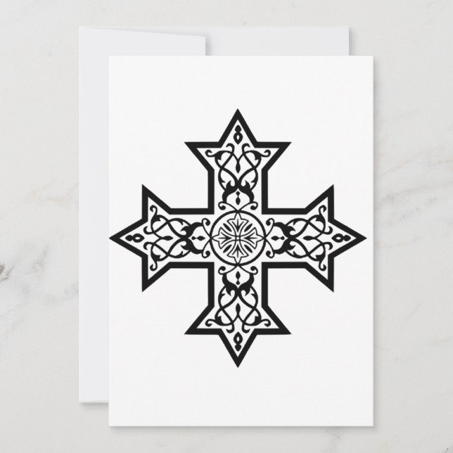 Coptic Kor Julkort (Framsida)