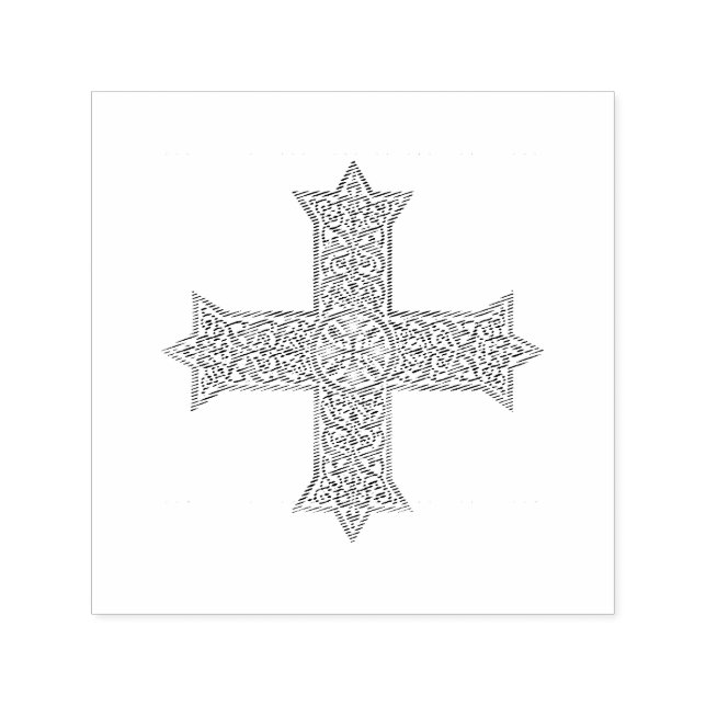 Coptic kor självfärgande stämpel (Design)