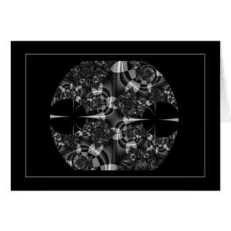 (Coptic) svart & vit 1, Hälsningskort