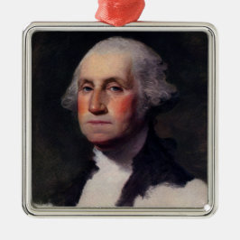 Copy Anthaeneum George Washington, Gilbert Stuart Julgransprydnad Metall