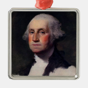 Copy Anthaeneum George Washington, Gilbert Stuart Julgransprydnad Metall