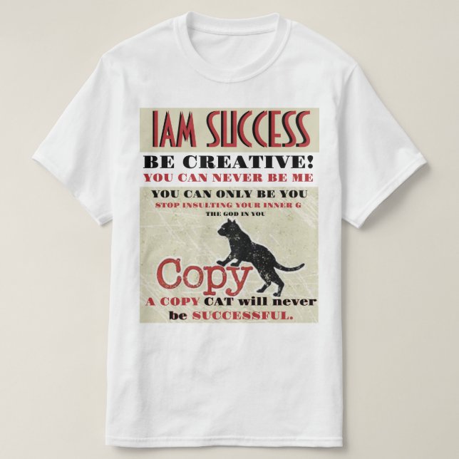 COPY CAT T SHIRT (Design framsida)
