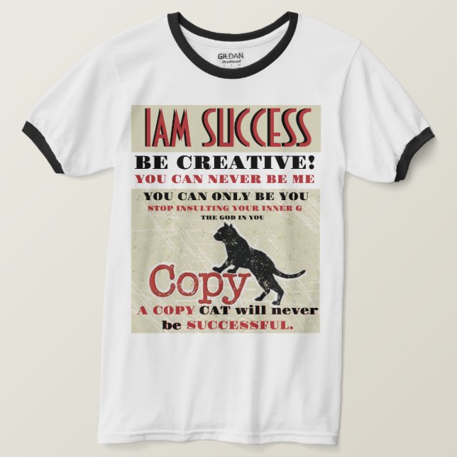 COPY CAT T SHIRT (Design framsida)
