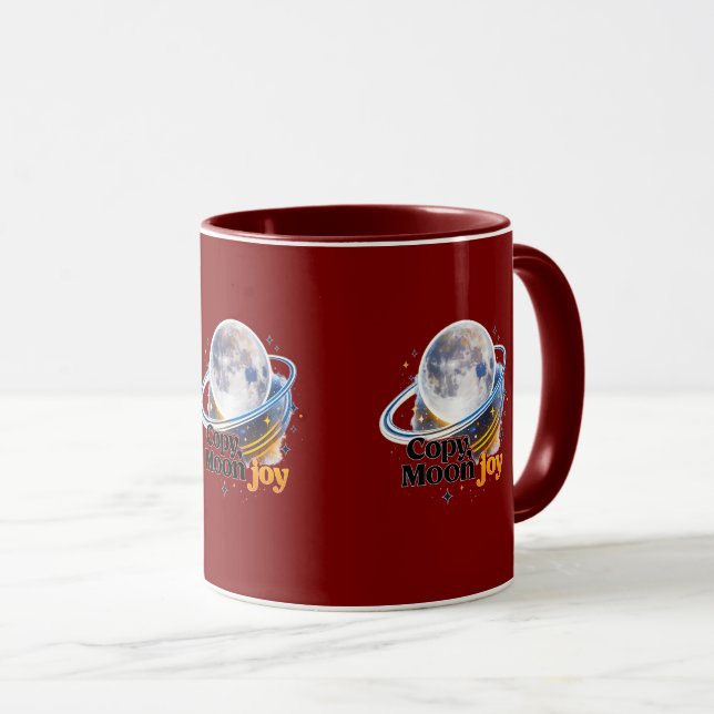 Copy Moon Joy Celestial Planet Graphic MUG Mugg (Framsida höger)