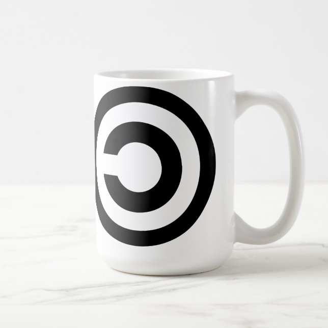 Copyleft frihet kaffemugg (Höger)