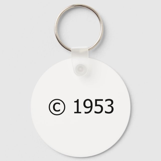 Copyright 1953 nyckelring (Framsida)