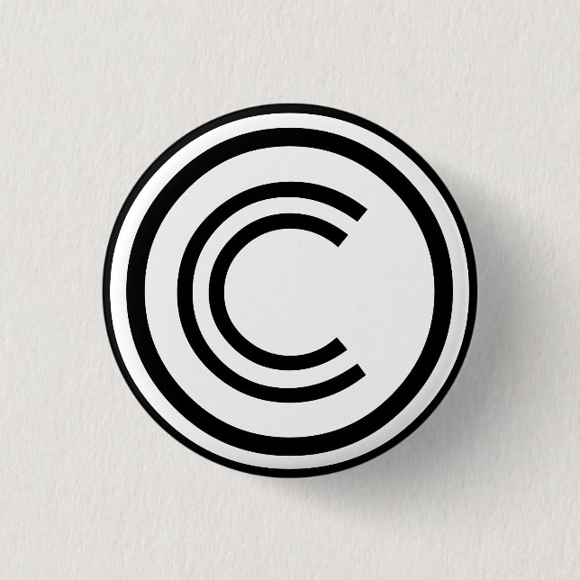 Copyright sign symbol knapp (Framsida)