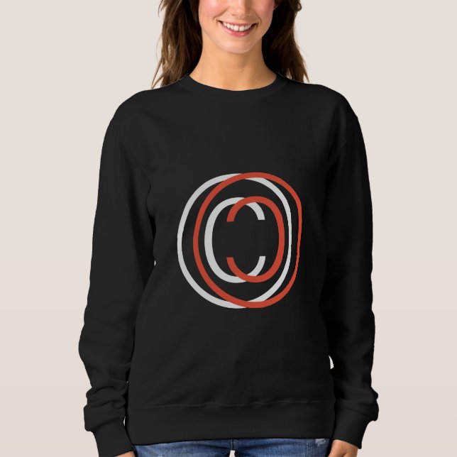Copyright sign symbol t shirt (Framsida)