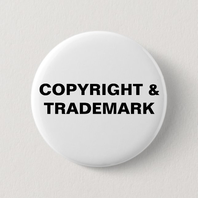 Copyright & Varumärkesknapp (Anpassa färg!) Knapp (Framsida)