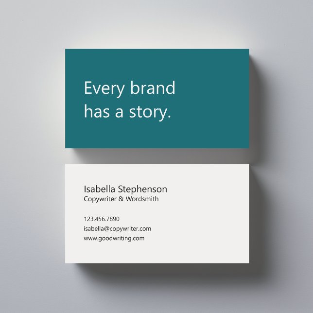 Copywriter Frilansskribent Modern Färgrik Visitkort (Skapare uppladdad)