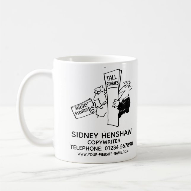 Copywriter Promotional Coffee Mugg (Vänster)
