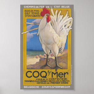 Coq-sur-Mer Vintage affisch 1923