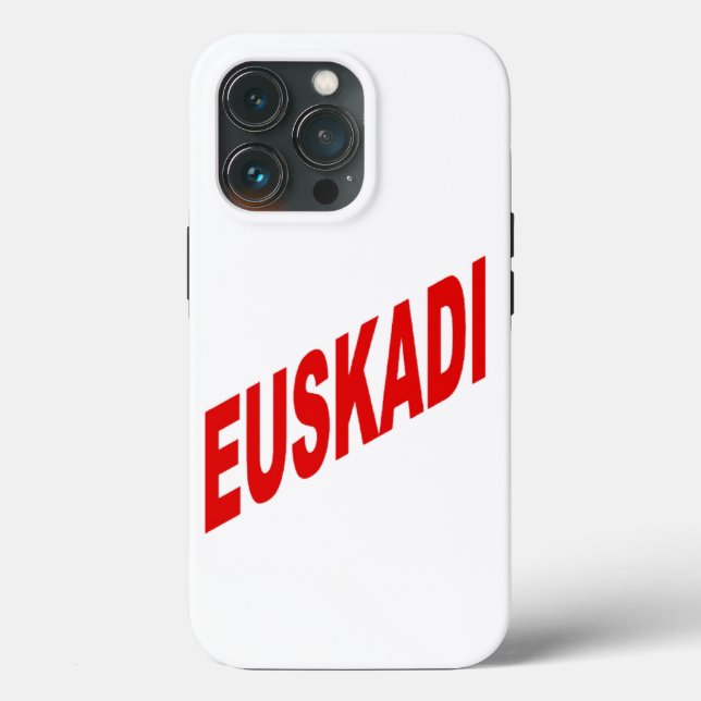 Coque iPhone/iPad13pro   EUSKADI (Baksida )