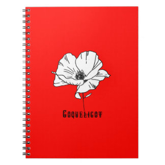 Coquelicot Anteckningsbok