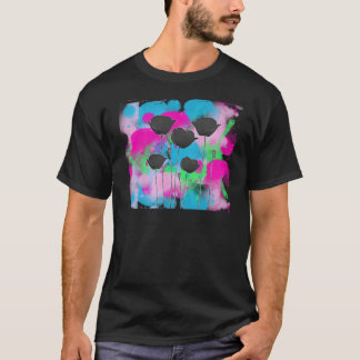 coquelicot sur peinture t shirt