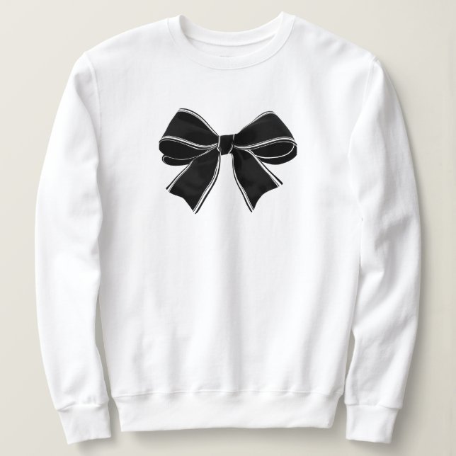 Coquette Aesthetic Bow T Shirt (Design framsida)