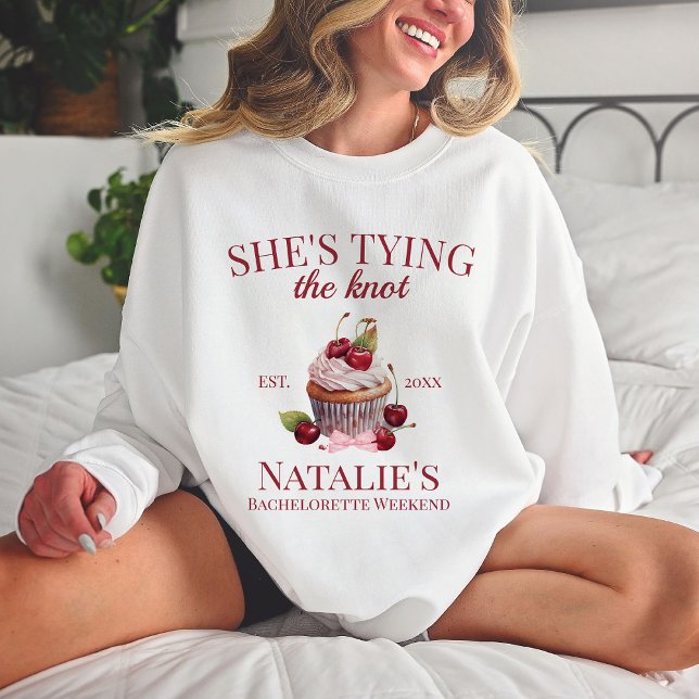 Coquette Aesthetic Rosa Bow Cherry Cake Finare Gir T Shirt (Skapare uppladdad)