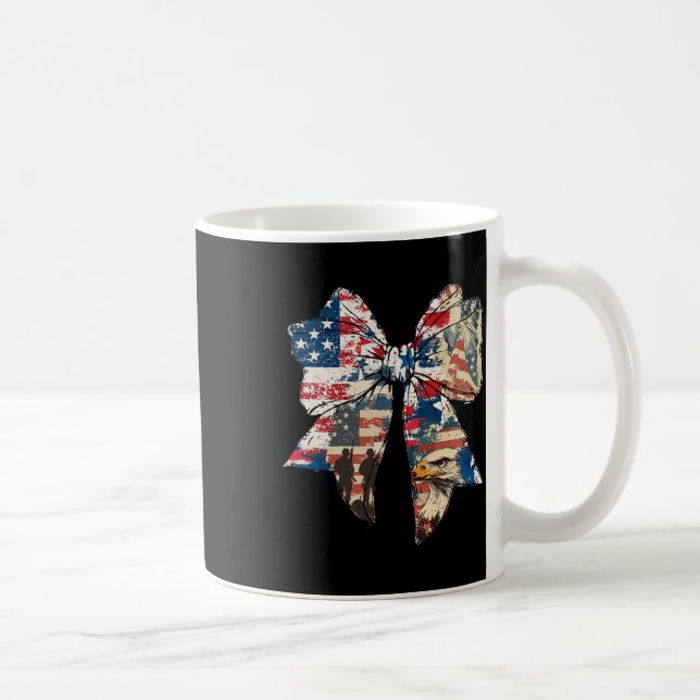 Coquette American 4:e juli amerikanska Flagga Kaffemugg (Höger)