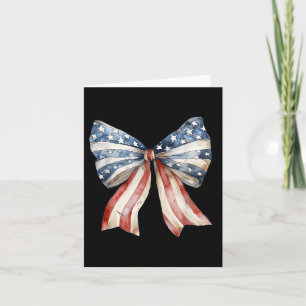 Coquette American Bow Independence day Shirt Kort