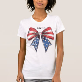 Coquette American Bow Personlig T Shirt