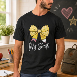 Coquette Anpassat Namn Tillbaka Till Skolan T Shirt