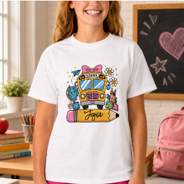 Coquette Anpassat Namn Tillbaka Till Skolan T Shirt