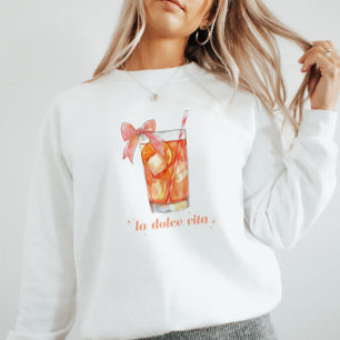 Coquette Aperol Spritz Cocktail 'La Dolce Vita' T Shirt