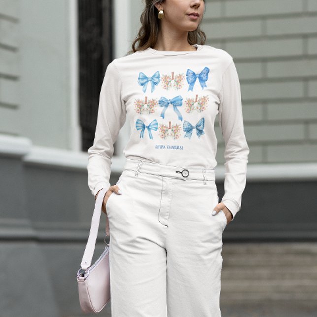 Coquette Asthma Awareness Blommigt Allergy T Shirt (Skapare uppladdad)