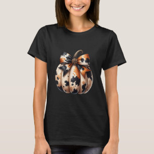 Coquette-båge Pumpasäsong Höst Löv Tha T Shirt