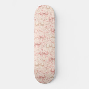 Coquette Bågmönster Mini Skateboard Bräda 18,5 Cm