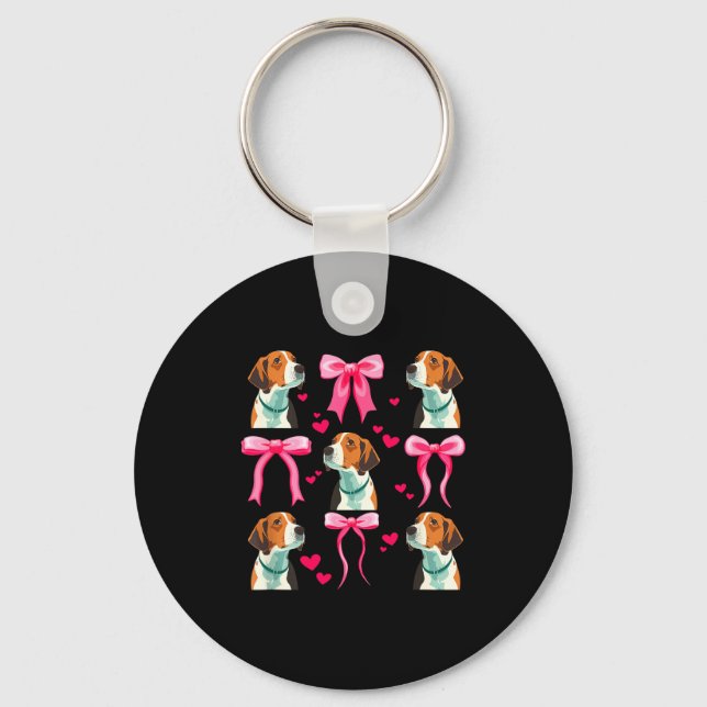 Coquette Beagle-mamma Beagle-mamma Beagle-mor  Nyckelring (Framsida)