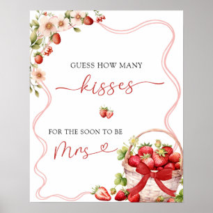 Coquette Berry i Kärlek vet hur många Kisses Poster