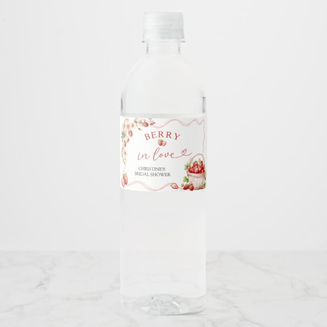 Coquette Berry in Kärlek Möhippa Flaska etikett (Framsida)