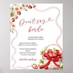 Coquette Berry in Kärlek säger inte bride Game Sig Poster