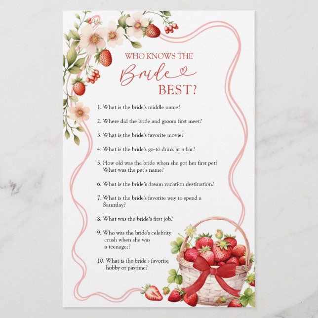 Coquette Berry in Love Who Knows The Bride Best (Framsida)