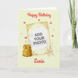 Coquette Birthday Card Kort