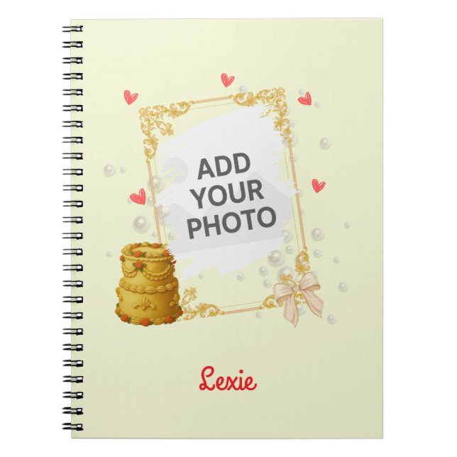 Coquette Birthday Notebook Gift Anteckningsbok (Framsidan)