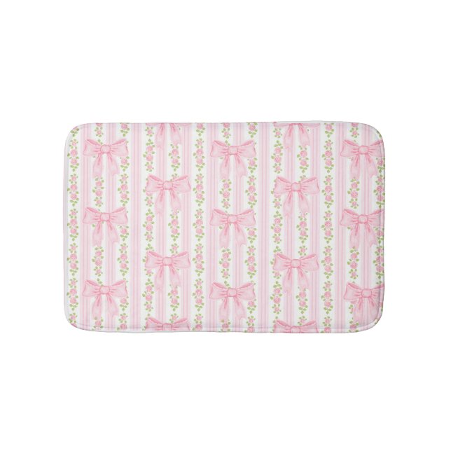 Coquette Blommigt Bath Mat, Coquette Bathroom deco Badrumsmatta (Framsidan)