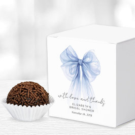 Coquette Blue Bow Möhippa Tack Presentaskar