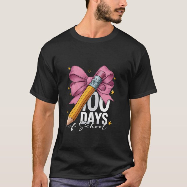 Coquette Bow 100-dagen i skolan T Shirt (Framsida)