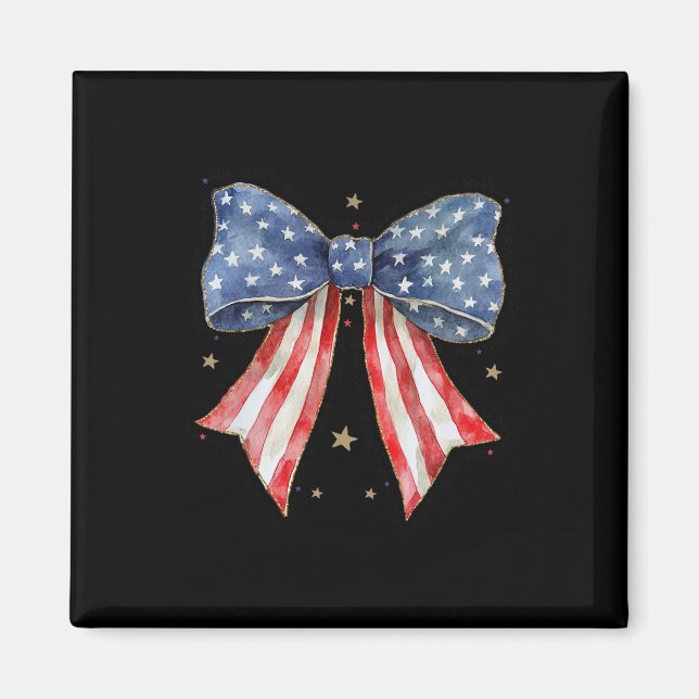 Coquette Bow 4:e juli............................. Magnet (Framsidan)