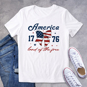 Coquette Bow America 1776 Shirt T