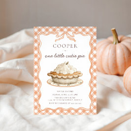 Coquette Bow Cutie Paj 1:a födelsedag Inbjudningar